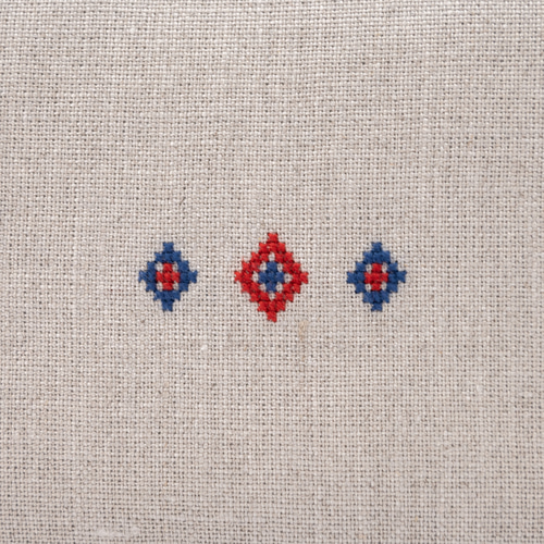 【リネン刺繍　ちゃちゃ子ページ】マルチクロス　ボートポーチ リネン刺繍 ちゃちゃ子ページ】マルチクロス ボートポーチ 公式