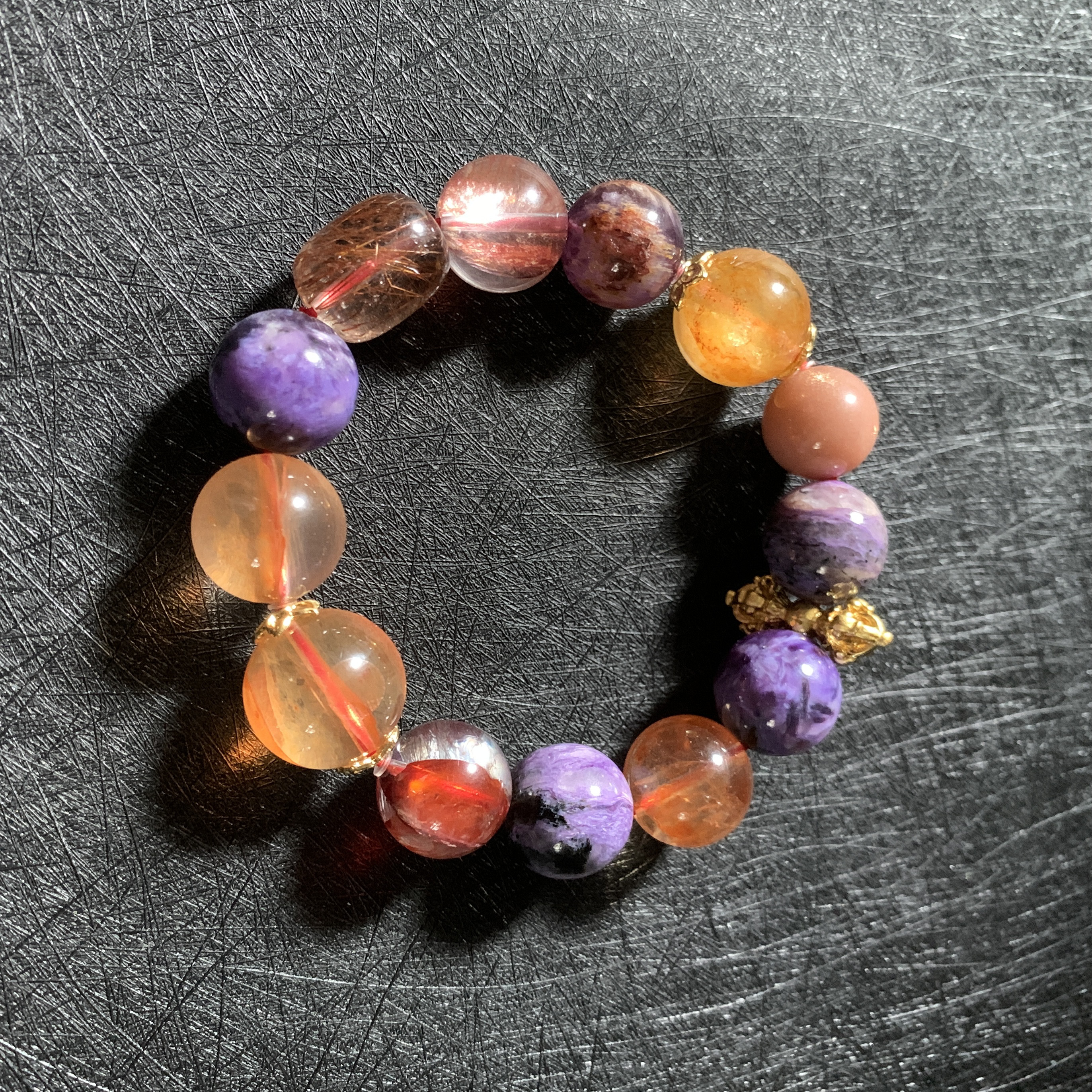 Crystal.EAA ナイン パープル Lihuo シリーズ - カラフルな紫と赤