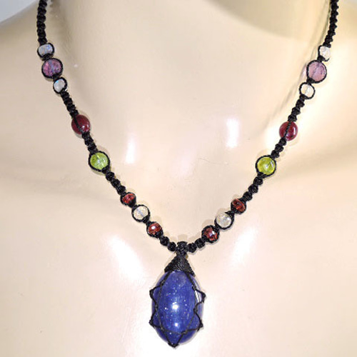 ☆虹の結晶☆タンザナイト32ct/25mm☆天然石宝石ビーズ