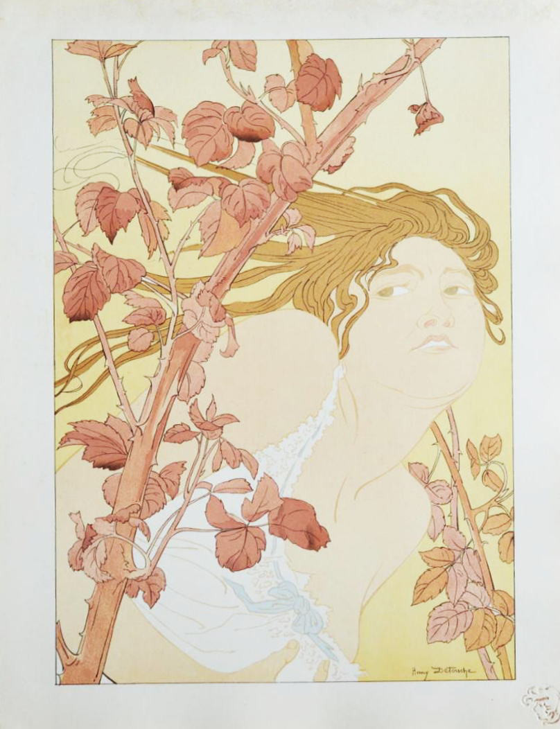 アンティークリトグラフ　L.LEVY-DHURMER アンティークリトグラフ L.LEVY-DHURMER 絵画 doudou-antique