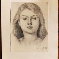 アンティーク・リトグラフ　Puvis de Chavannes アンティーク・リトグラフ Puvis de Chavannes 絵画 doudou