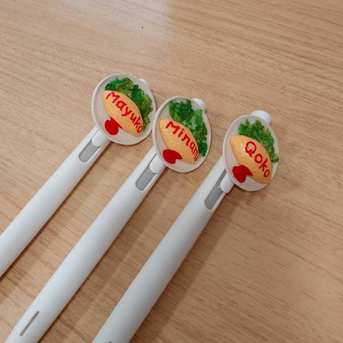 お名前オーダー☆オムライスボールペン【世界に一つだけのミニチュア