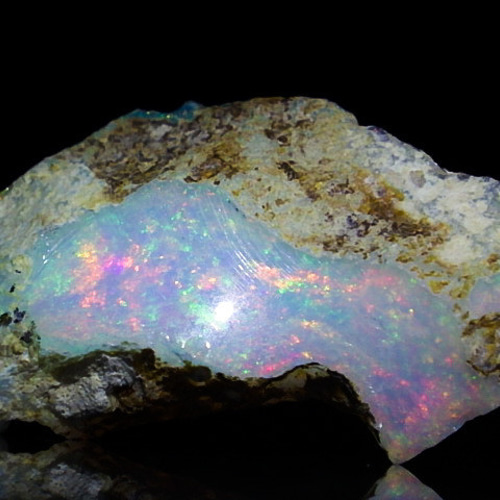 36.5ct】エチオピア オパール 原石 天然石 鉱物 標本 鉱石