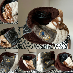 にゃんとも可愛い♡カ三毛猫プレミアムボアネックウォーマースヌード