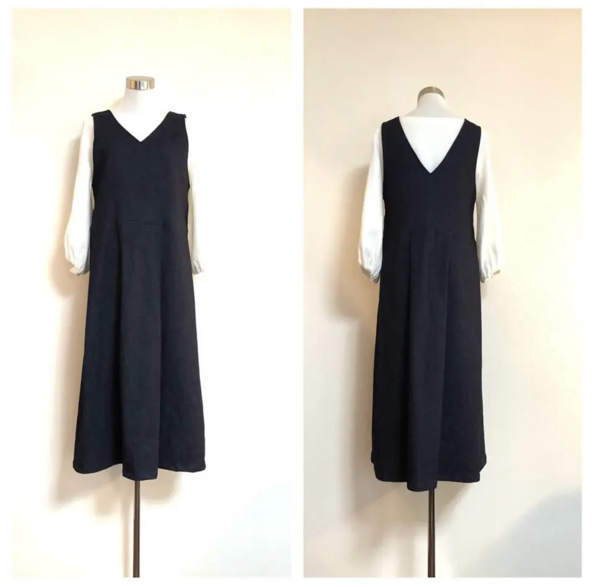 児島デニムジャンパースカート