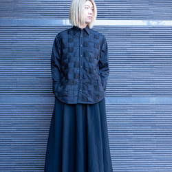 編み込みデザインシャツ 11枚目の画像