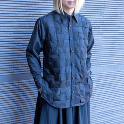 編み込みデザインシャツ 18枚目の画像