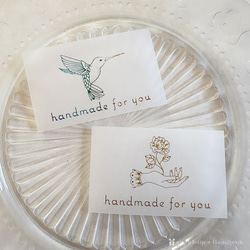 Mag／おしゃれなトレペ箔押しメッセージカード handmade for you