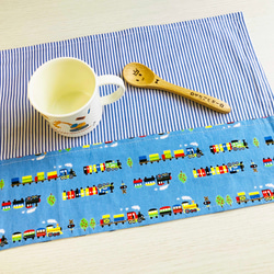 貨物 リバーシブル ランチョンマット 35X25 ♡ミニガーゼハンカチ