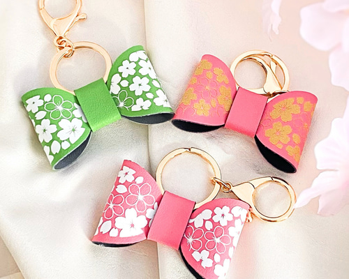 SALE】桜 キーホルダー リフレクター 大人かわいい ピンク バッグ