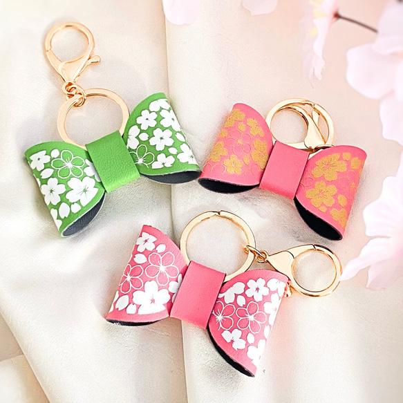 SALE】桜 キーホルダー リフレクター 大人かわいい ピンク バッグ