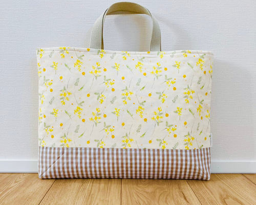 レッスンバッグ】ミモザブーケ レッスンバッグ labriller.relation