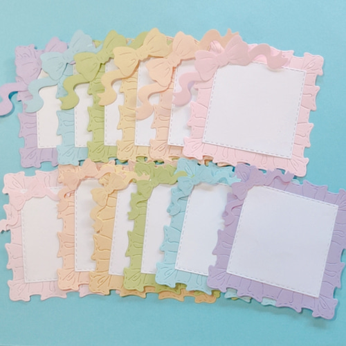 クラフトパンチ ダイカット メッセージカードセット①