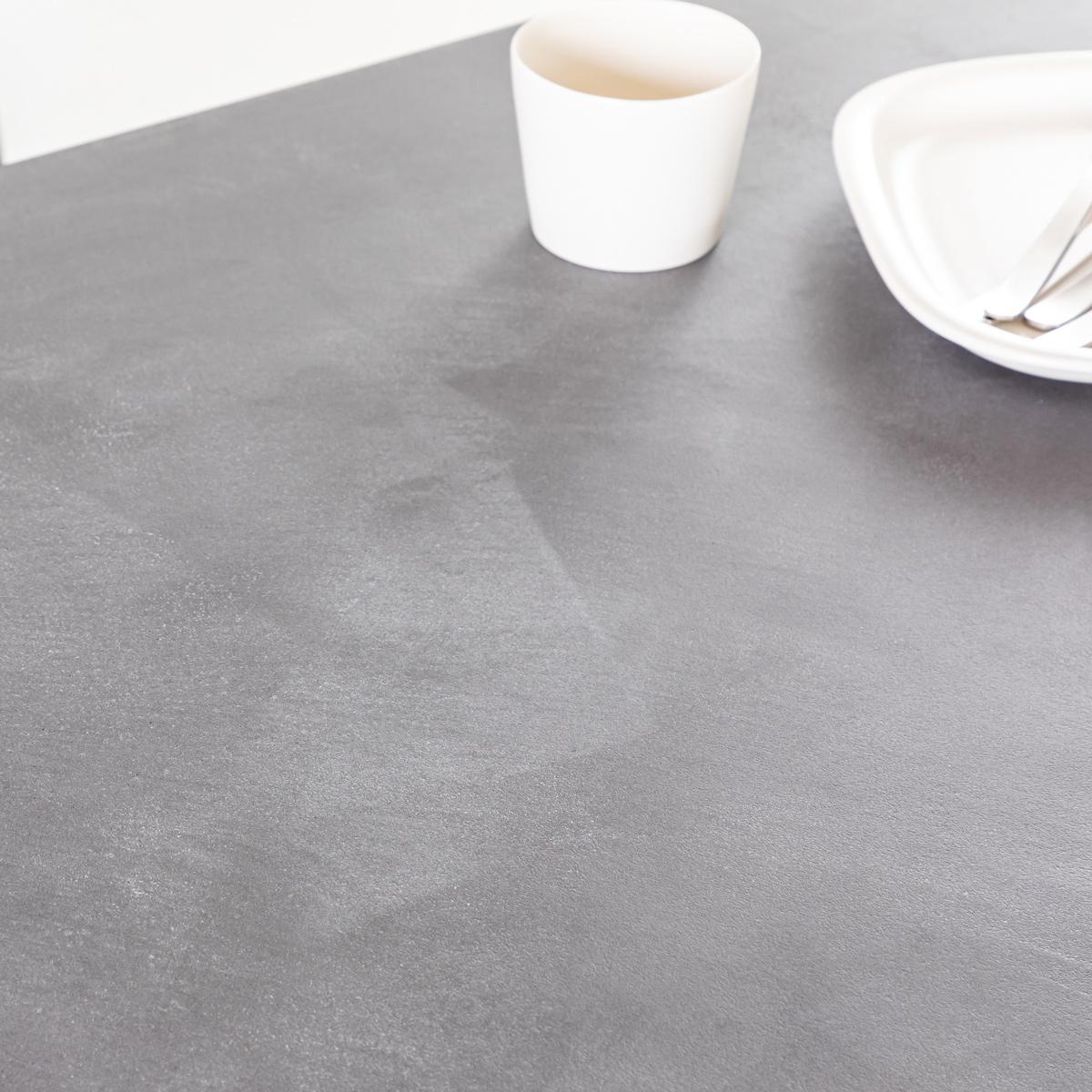 『ダークグレー165サイズ』モールテックス ダイニングテーブル 角度調整ができるホワイトアッシュ脚 BM59