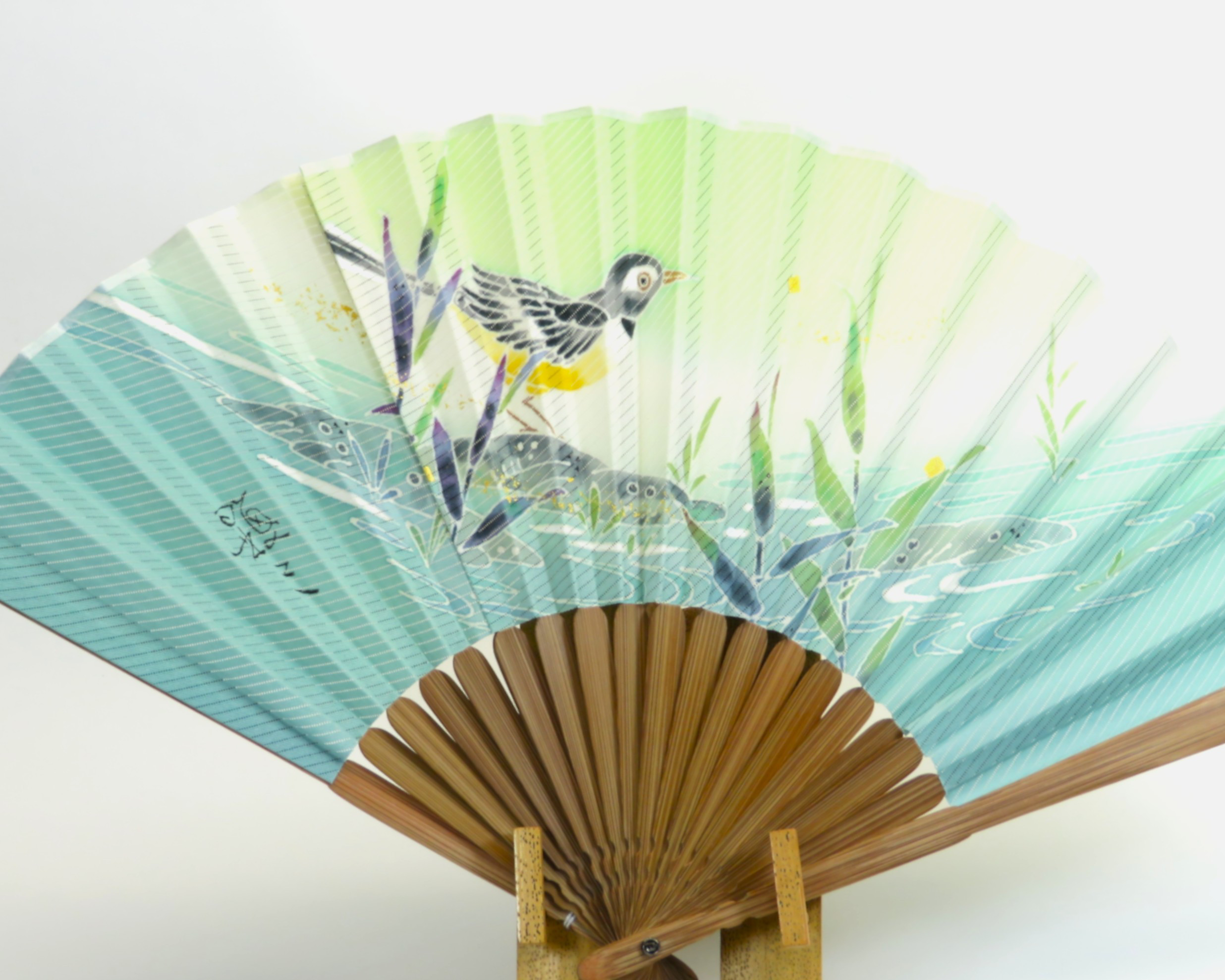 【きせきれい】扇子   伝統工芸品⋆結婚祝い⋆銀婚式⋆新築祝い⋆誕生日の贈り物⋆インテリアとして日本の四季を楽しんで。 11,880円