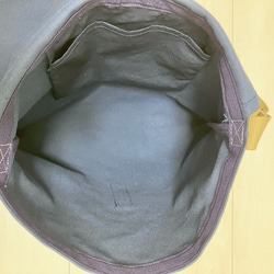 8号帆布シンプルショルダーバック　図書袋　大型図書・A4サイズも！ 5枚目の画像