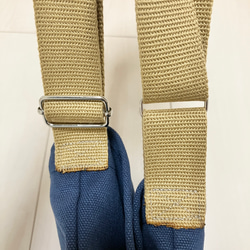 8号帆布シンプルショルダーバック　図書袋　大型図書・A4サイズも！ 7枚目の画像