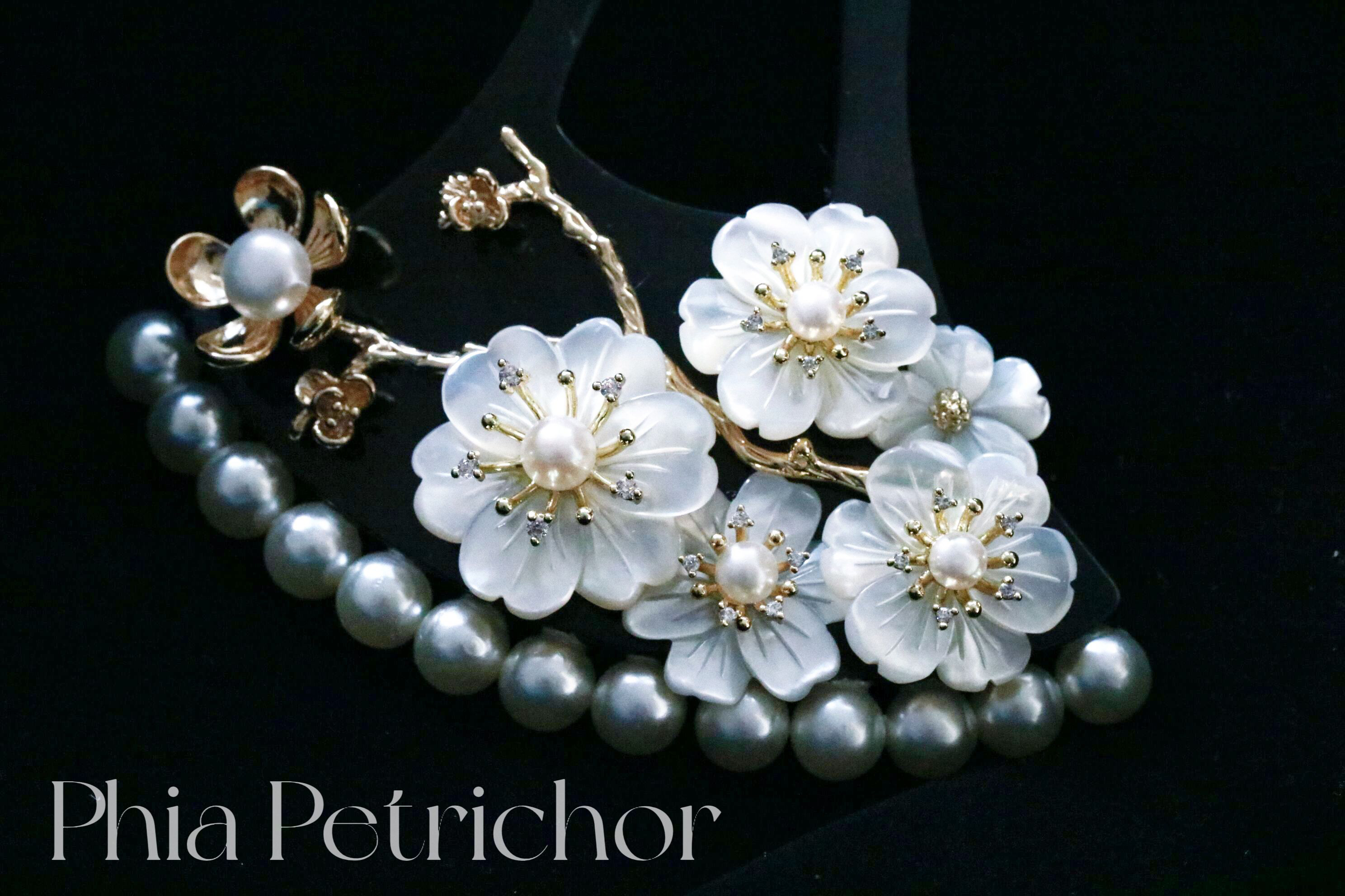 簪 和 K24GP 桜 かんざし バチ型 パール 簪 着物 髪飾り 留袖 着物 成人式 結婚式 卒業式