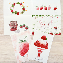 いちご　哀絶　原画ポストカード c51894bf84e9dc262e2d71ce04e3fc