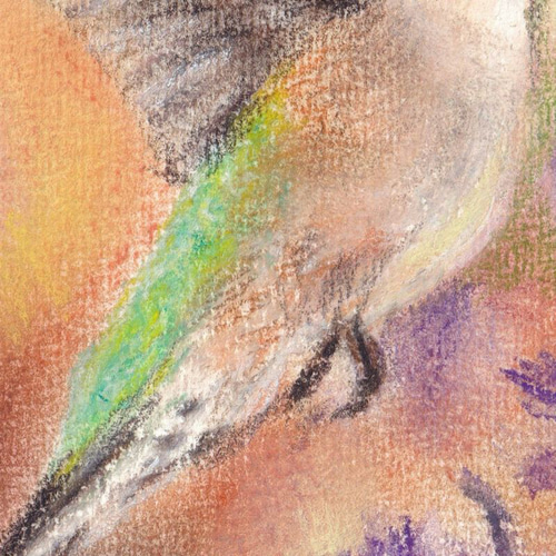 春の奏（パステル画 原画） 絵画 にゃんずら 通販 18816738｜Creema