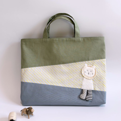 入園入学〗ASHIレッスンバッグ/サイズオーダー/入園入学2026/ライオン