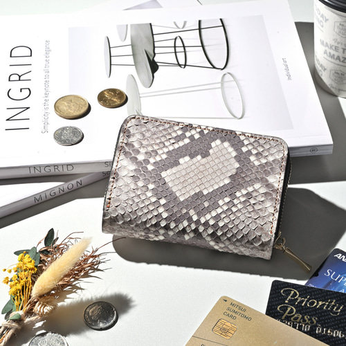 本革パイソン　小銭入れ　コンパクトウォレット　マッドイエロー　JRA認定タグ 000000094302-01-m.jpg?t=