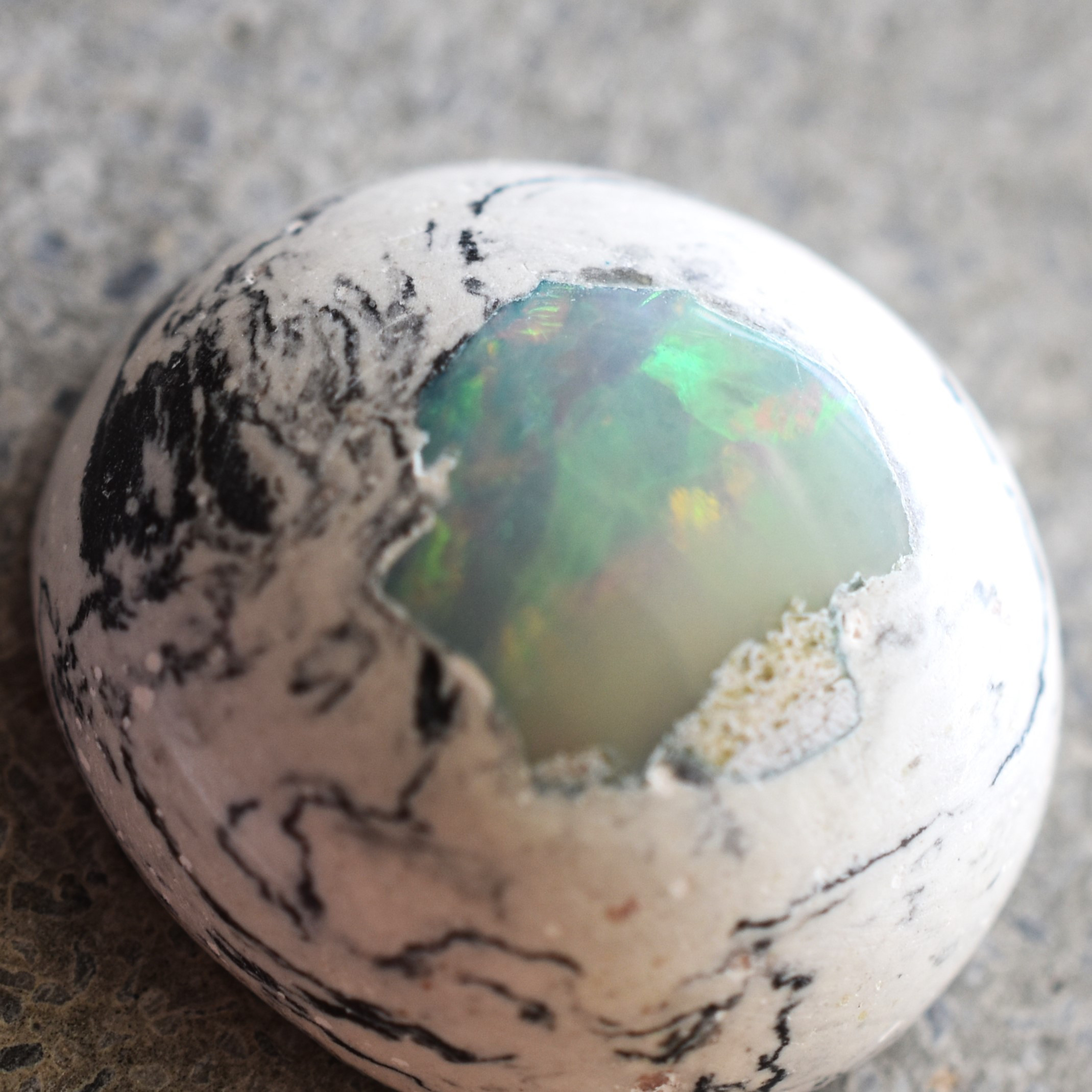 【1点もの・No.②】メキシコ産　カンテラオパール(ファイヤーオパール）