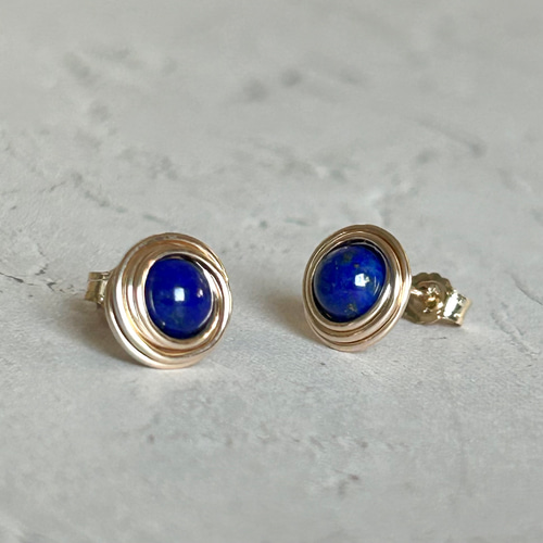 No.101◆天然石ピアス♡天然無着色ラピスラズリAAA♡ワイヤーラップ♡薔薇 Amazon | ワイヤーラッピング 天然石ピアス 天然淡水パール 真珠