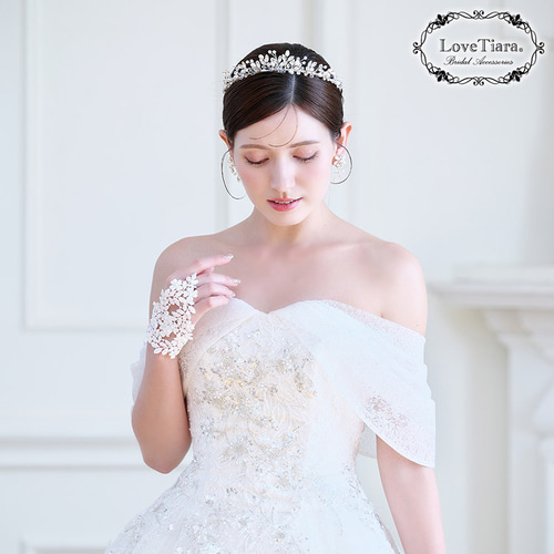 トウィッグリーフティアラT-119|花嫁 結婚式 ウエディング ヘッド