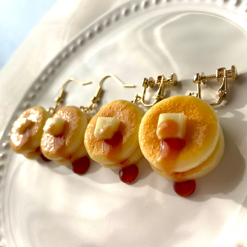 ホットケーキ♡ ピアスorイヤリング 食品サンプル スイーツ