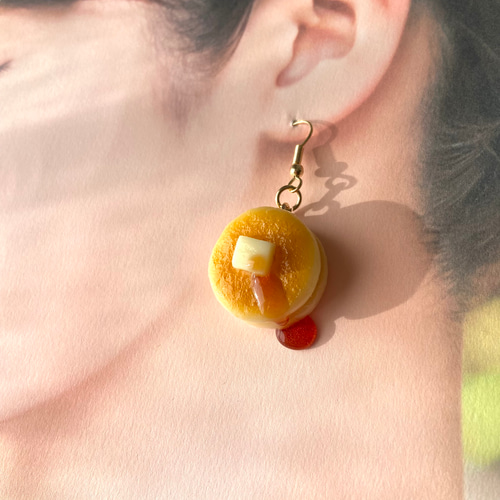 ホットケーキ♡ ピアスorイヤリング 食品サンプル スイーツ