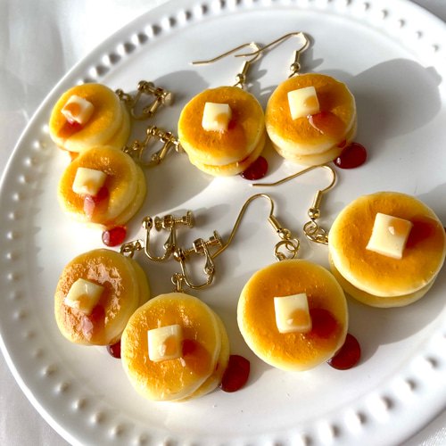 ホットケーキ♡ ピアスorイヤリング 食品サンプル スイーツ