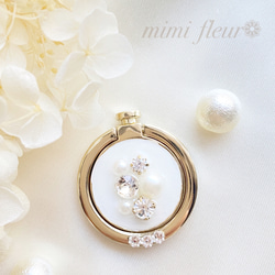 スマホリング土台　ハンドメイド　スマホリング 4枚目の画像