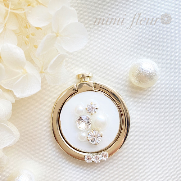 スマホリング土台　ハンドメイド　スマホリング 4枚目の画像