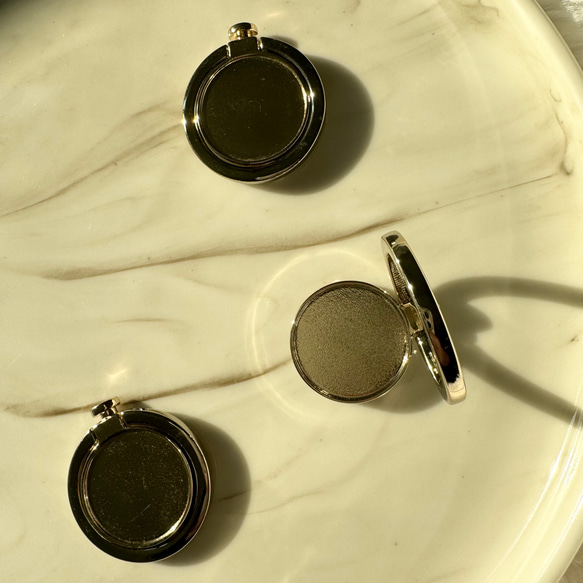 スマホリング土台　ハンドメイド　スマホリング 1枚目の画像