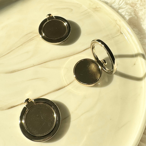 スマホリング土台　ハンドメイド　スマホリング 2枚目の画像