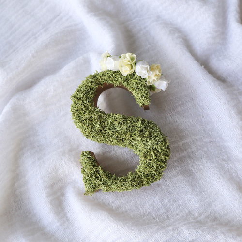 組み合わせ自由 モス イニシャルオブジェ.* 結婚式/ウェディング