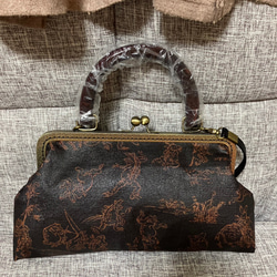 激安単価で アンズルーム☆和美☆2WAY がま口バッグ☆金襴☆ハンドバッグ バッグ