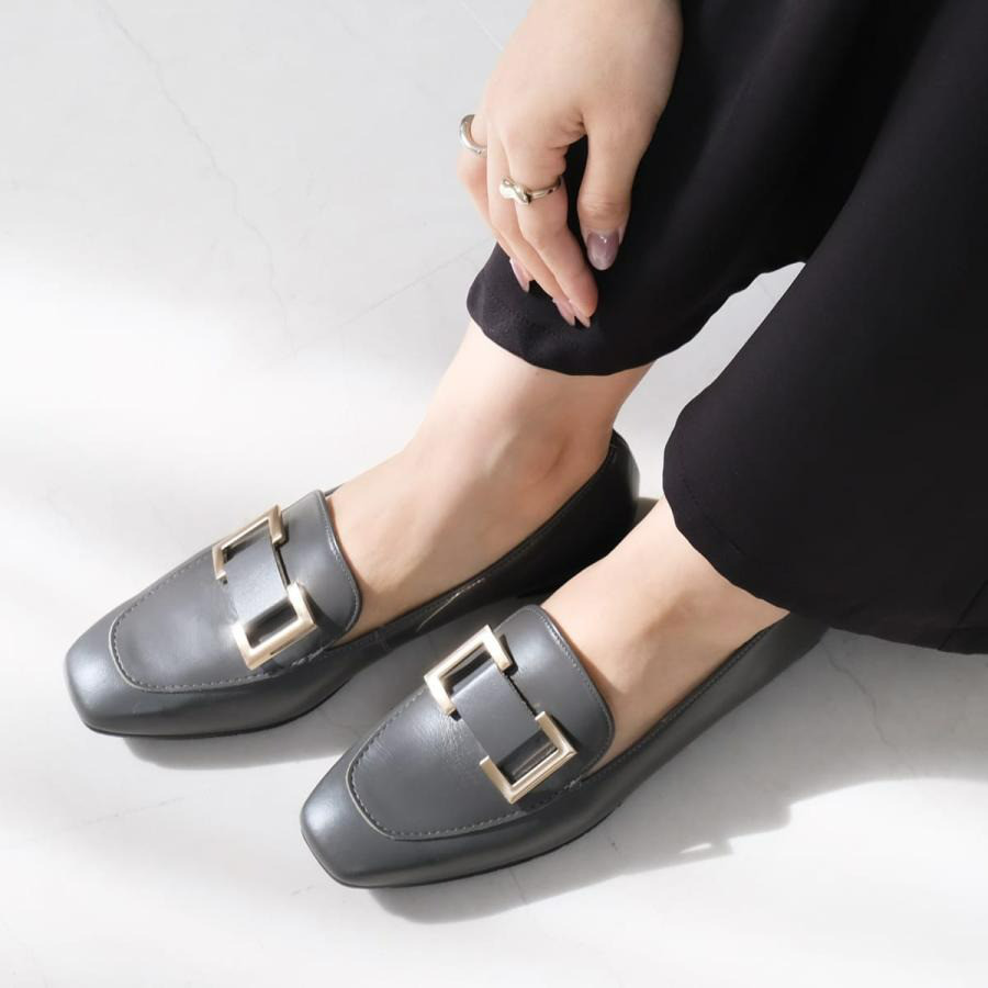スタイリッシュだけどゆったり疲れにくいパンプス 日本製本革 / PO5566