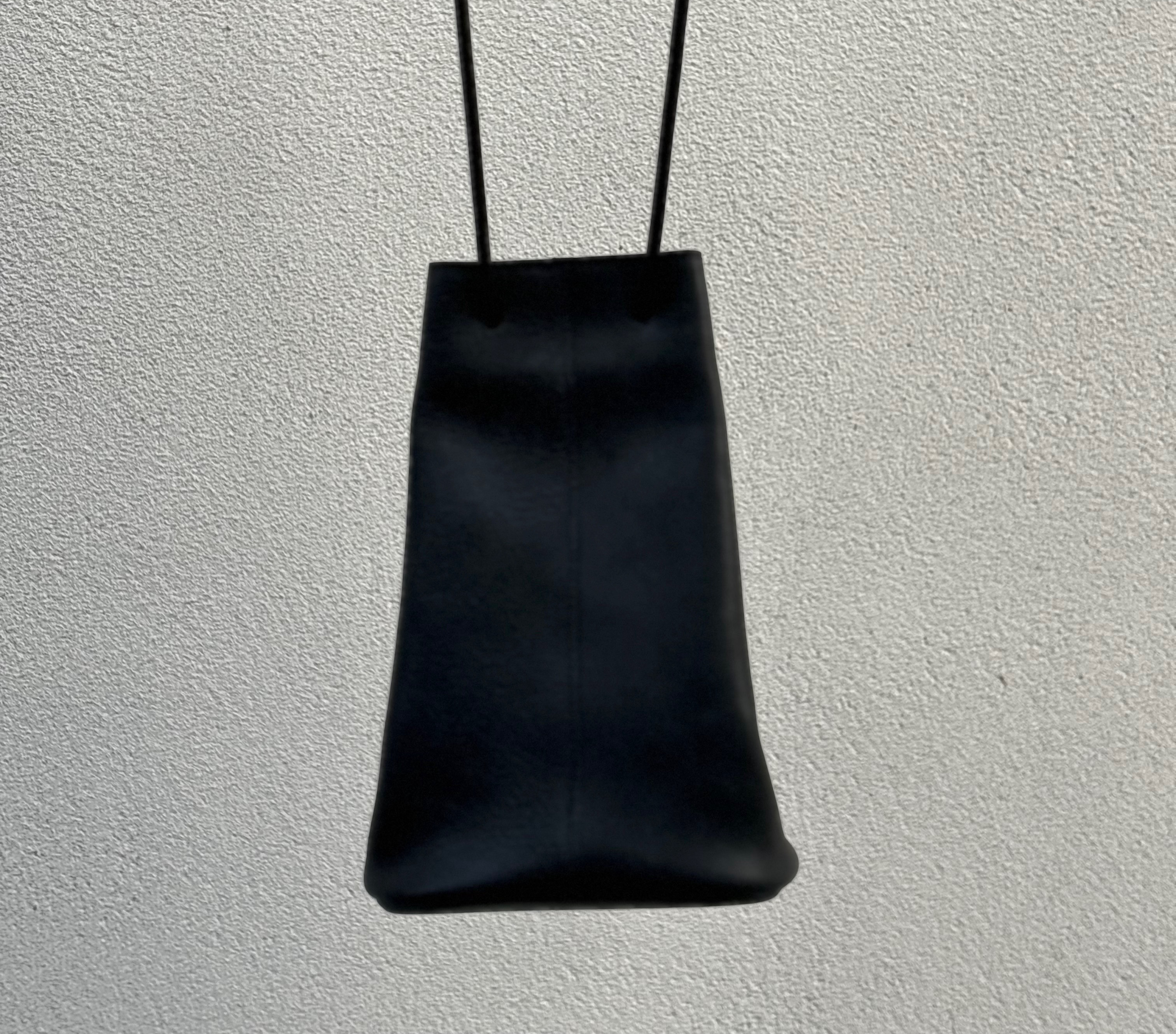 2wayレザー巾着バッグ　小サイズ