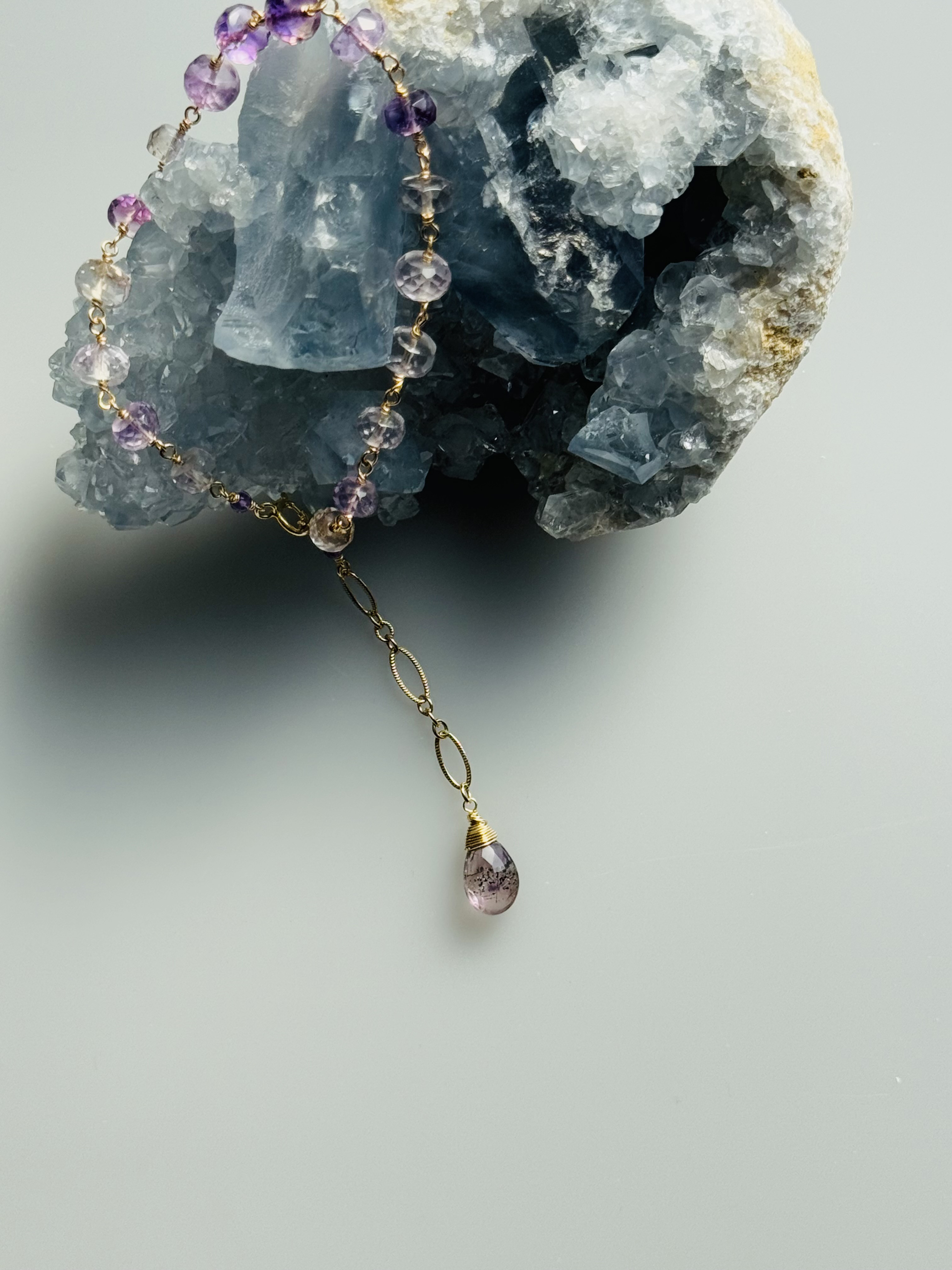 スーパーセブン（エレスチャルクォーツ）のブレスレット