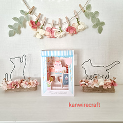 ワイヤークラフト ワイヤーアート リース トイプードル welcome 犬