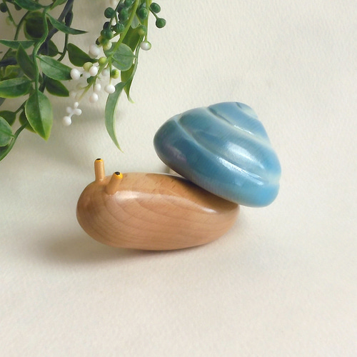 イタリア製 アンティーク純銀カタツムリ置物・茶寵 イタリア製 アンティーク純銀カタツムリ置物・茶寵