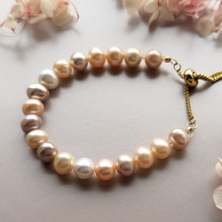 1308 ピンクエピドートシスト 10mm ブレスレット パワー 天然石  