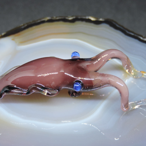 ガラスの古生物・ちっこいネクトカリス その他置物 硝子細工屋