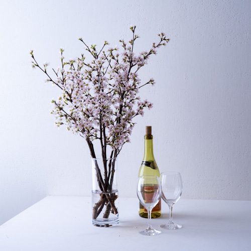 啓翁桜|Mサイズ【ガラス花瓶セット】 スワッグ Sekibokka 通販 啓翁桜|Mサイズ【ガラス花瓶セット】 スワッグ Sekibokka 通販