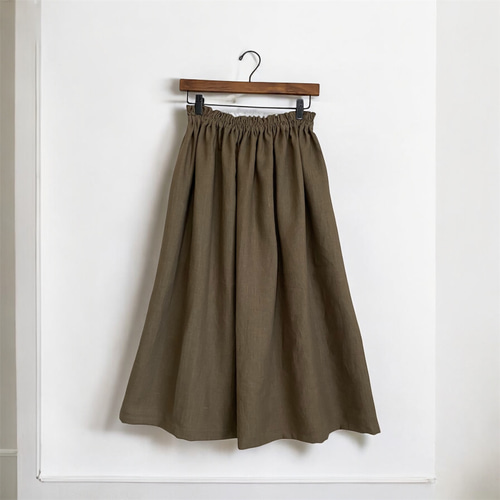 ベルギーオーガニックリネン◇ロングスカート ロングスカート（マキシ