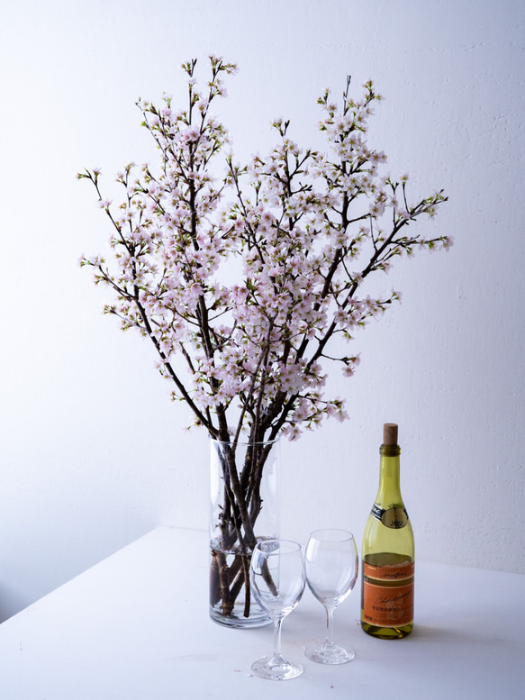 啓翁桜|Lサイズ【ガラス花瓶セット】 スワッグ Sekibokka 通販 啓翁桜|Lサイズ【ガラス花瓶セット】 スワッグ Sekibokka 通販