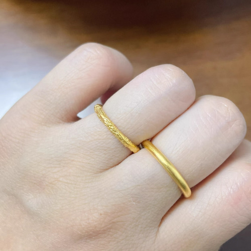 K24K24純金桜の花リング24金ゴールド指輪ゴールドサクラフラワーリング