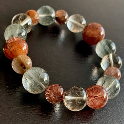 天然コンブテクスチャーフローライトブレスレット】/size(約16.5